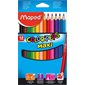 CRAYONS DE BOIS COLOR PEPS MAXI (BTE 12)