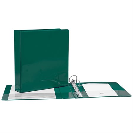 PRES. BINDER 1.5" DARK GREEN