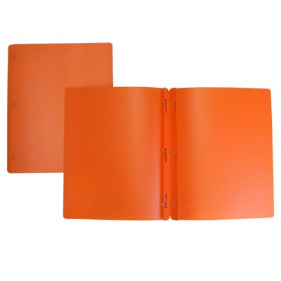 DUO-TANG PLASTIQUE RIGIDE ORANGE