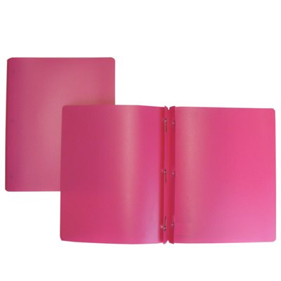 DUO-TANG PLASTIQUE RIGIDE ROSE