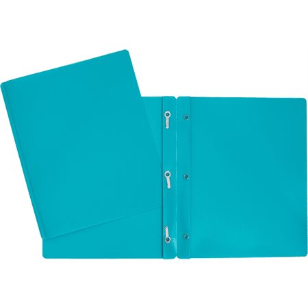 DUO-TANG PLASTIQUE RIGIDE BLEU PÂLE