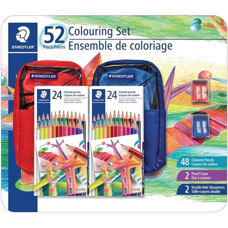 COLOURED CRAYON 52PC
