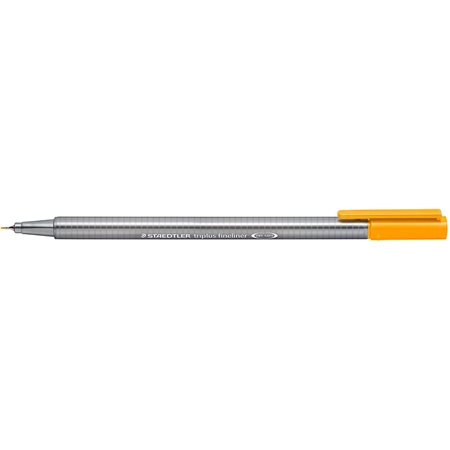 MARQUEUR TRIPLUS FINELINER ORANGE CLAIR