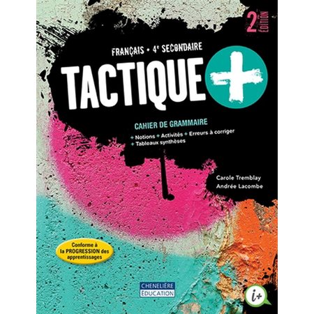 TACTIQUE+ 4E SECONDAIRE