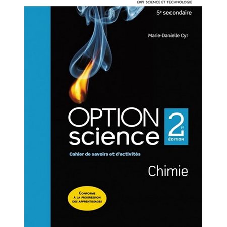 OPTION SCIENCE CHIMIE 5E SECONDAIRE