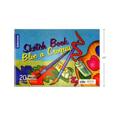 SKETCH BOOK 20 FEUILLES 12X18 (30,4 cm x 45,6 cm)