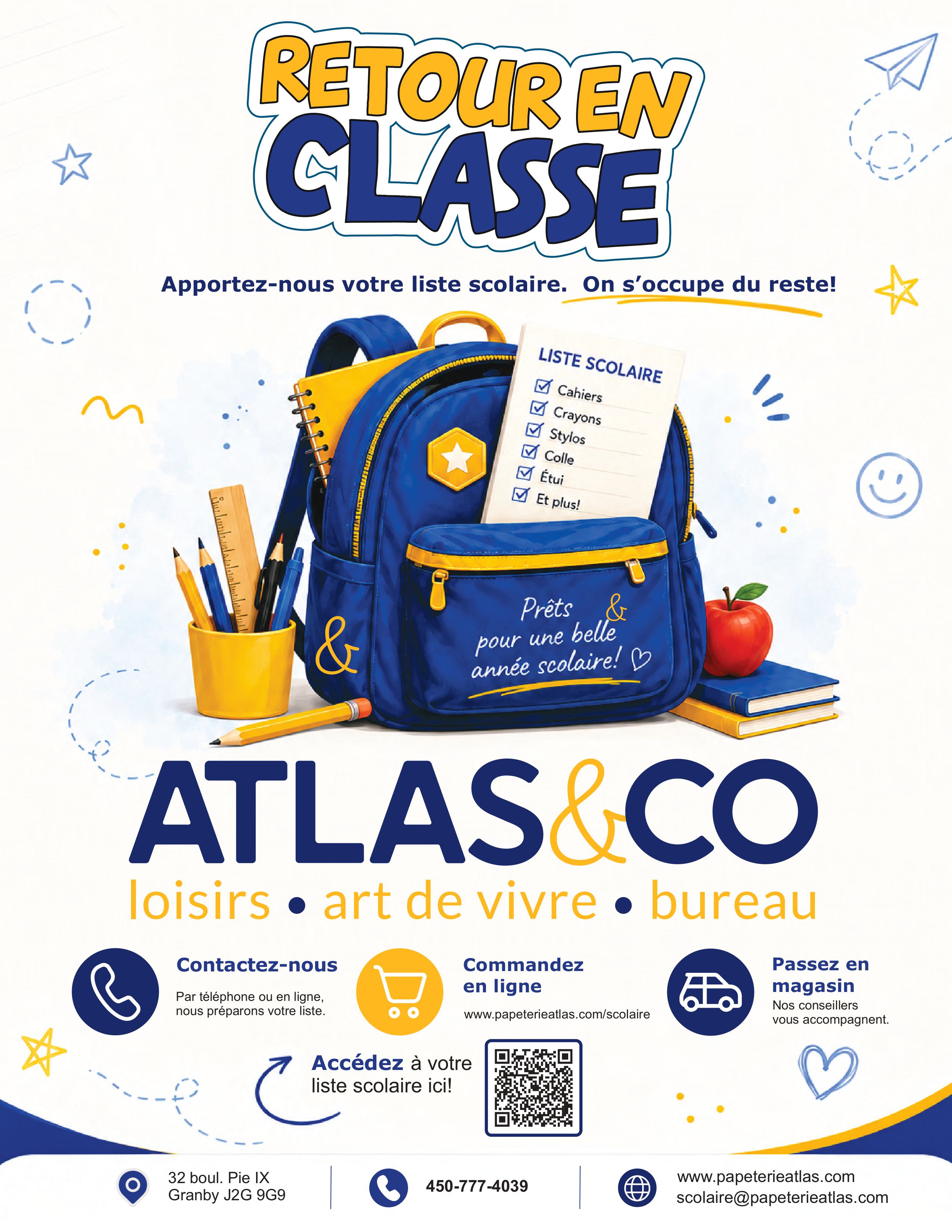 Circulaire scolaire 2026 - ATLAS&CO